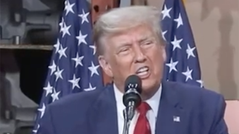 Trump in Michigan: ‘Only Time Biden Has Gotten His Hands Dirty Is When He’s Taking Cash from Foreign Countries’