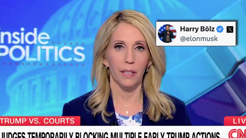LOL: CNN Calls Musk ‘Harry Bōlz’ After He Changes X Handle