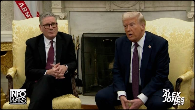 VIDEO: Master Pedophile Control Officer Keir Starmer Appears To Roll Over To President Trump’s Peace Deal For The Russia-Ukraine War / Tariff Plan