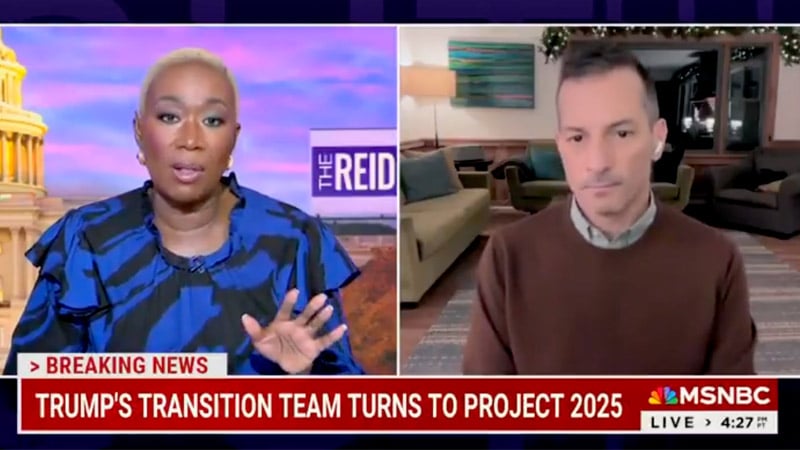 Joy Reid Unhinged: Claims Trump Will Order Military to ‘Shoot American Citizens,’ Issues Thanksgiving Warning to Republicans