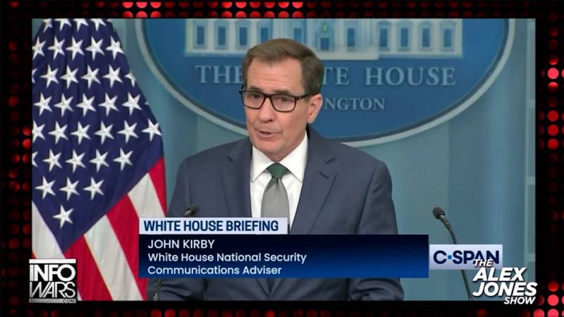 VIDEO: Watch John Kirby Doublespeak — Says UAPs Do Not Pose Threat, Then Asks Congress to Grant More Power to National Security State to Fight Them