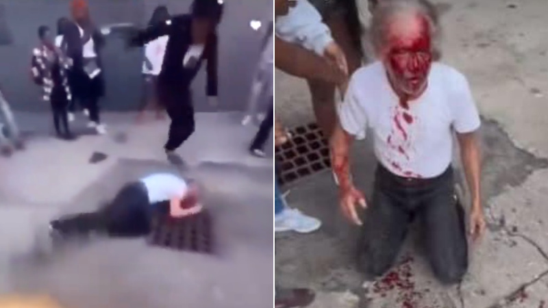 Shock Video: Mob of Black Teens Brutally Beat Elderly White Man in Milwaukee