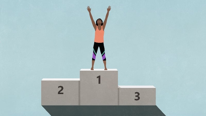 High School Female Athlete Stands in Protest Atop Podium After Taking Second to Male