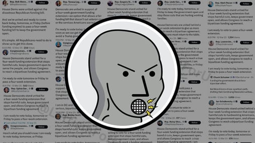 Image for ‘Party of NPCs’: Over 49 Democrat Congress Members Post Identical Tweets Opposing Spending Resolution article