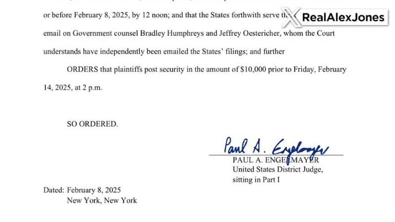 BREAKING DOGE BOMBSHELL: Obama Judge Who Ordered Elon Musk’s Fraud Investigators To Destroy All Evidence Of Criminal Activity They Had Discovered Presented NO EVIDENCE Of Wrongdoing By DOGE In His Orders