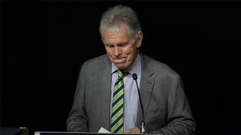 Watch: Professor Tears Up Over Rising Cancer Rates Related to Covid Jab