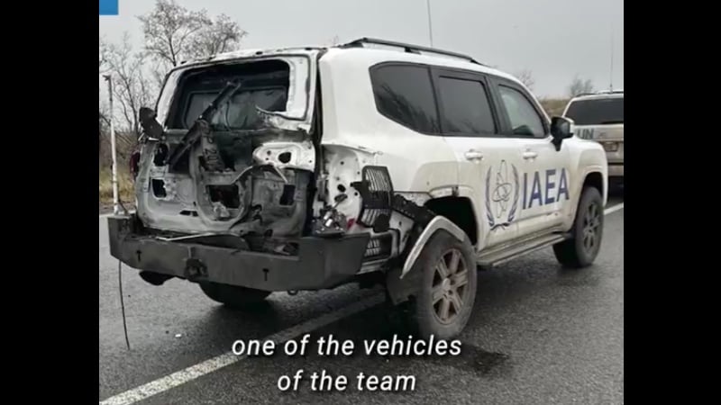 Attack Drone Strikes International Atomic Energy Agency Staff Vehicle