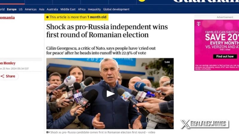 NATO Has Carried Out A Coup Against The Romanian People And Is Openly Establishing A Dictatorship – The Populist Anti-Globalist Winner, Călin Georgescu Has Decried These Actions As Outrageously Naked Tyranny