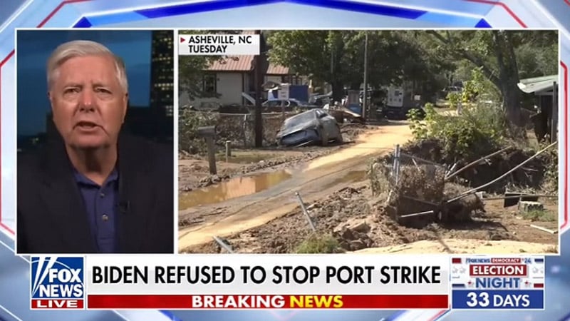 Sen. Lindsey Graham Pivots to Israel After Being Asked About Hurricane Helene Victims