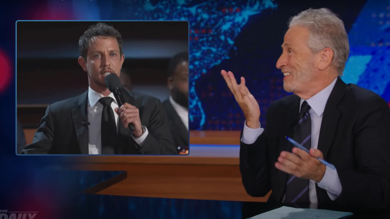 Jon Stewart OBLITERATES Dems For Freaking Out Over Comedian At Trump MSG Rally