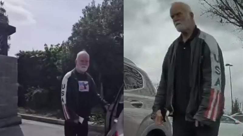 BUSTED: Elderly Vandal Caught on Video Keying Tesla LIES As He’s Confronted