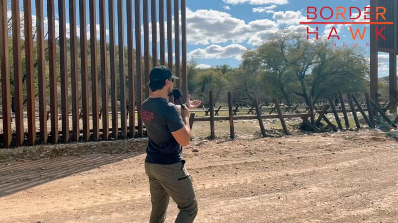 KAMALA’S INVASION: Illegals Pour Through Gap in Arizona Border Wall