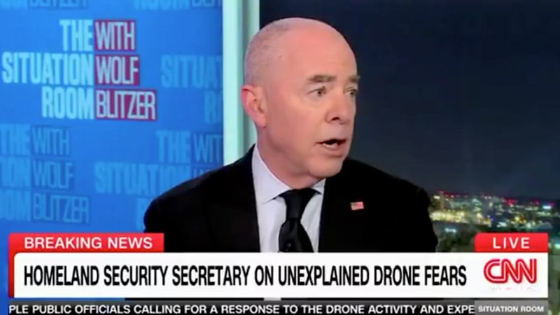 GASLIGHTING: DHS Sec. Mayorkas Downplays Drone Sightings, Says Feds ‘Can’t Shoot’ Them Down