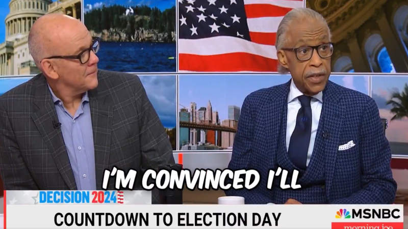 Al Sharpton Tells MSNBC He’s “Convinced” Trump Will Put Him On A List If Re-Elected