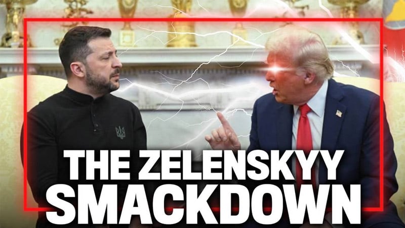BREAKING: President Trump ANNIHILATES the Cokehead of Kiev on Live Television, Accuses Mad Dictator Zelenskyy Of ‘Gambling with WW3’!