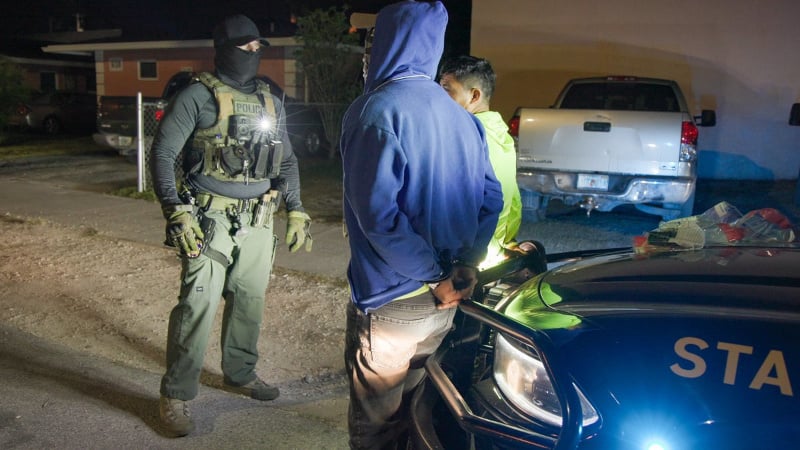Operation Tidal Wave: Nearly 800 Illegals Rounded Up in Florida