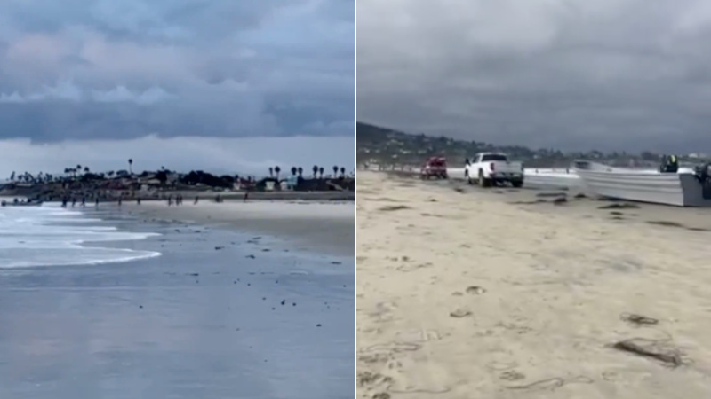 WATCH: Boatloads of Illegals Storming San Diego Beaches