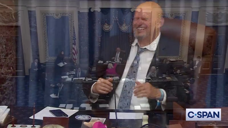 Video: Fetterman Reads ‘Bang Gavel’ from Script