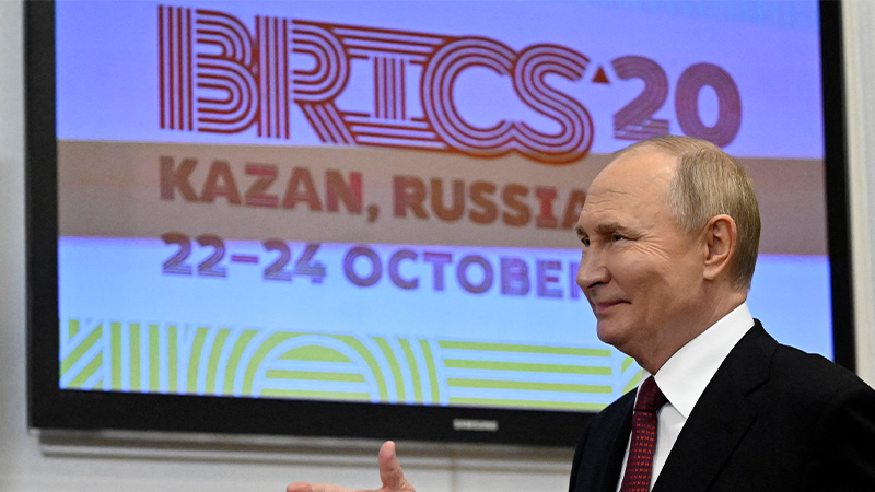 BRICS Summit Kickoff: Putin Declares Divorcing Dollar Keeps Politics out of Economic Development