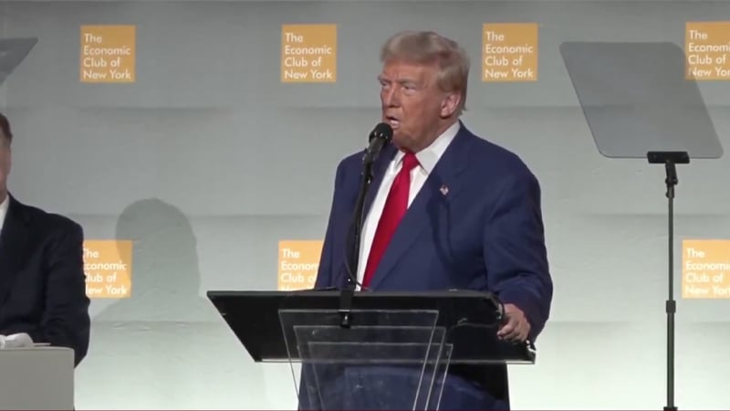 Watch: Trump Unveils Plan To Revive American Business at Economic Club of New York