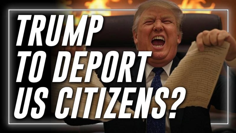 Does The Trump Admin. Intend To Deport US Citizens To El Salvador, Violating The Constitution?