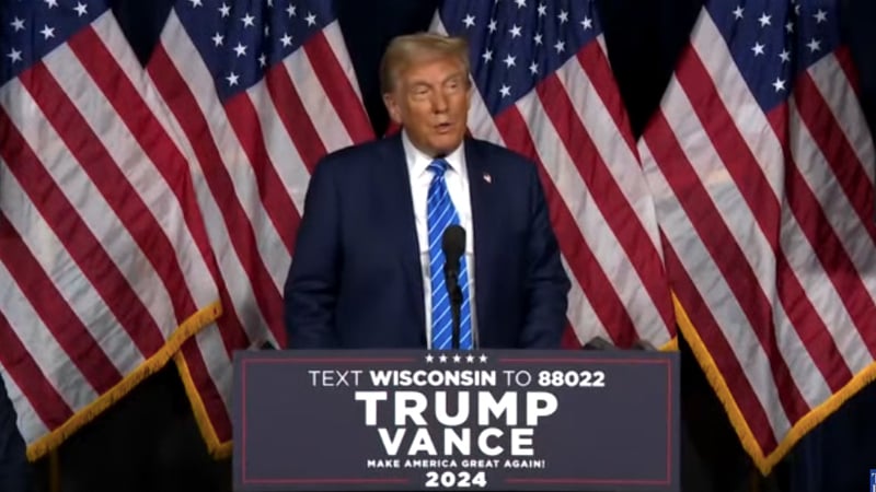 LIVE: Trump Campaigns in Milwaukee Ahead of Vance/Walz Debate