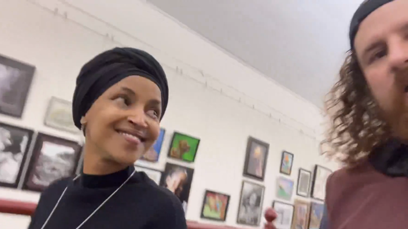 Watch: Christian Trump Supporter Tells Muslim Dem Rep. Ilhan Omar To ‘Follow Jesus’ & ‘Stop Working For The Deep State’