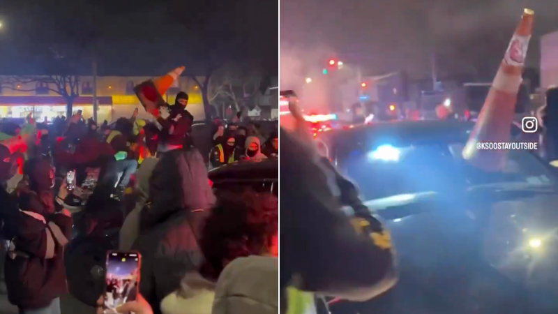 WATCH: “Rowdy Brutes” Attack Police During Street Takeover in NYC