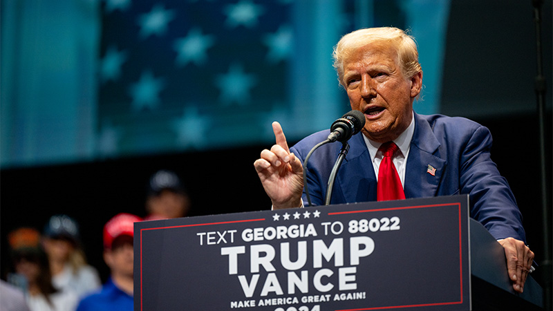 Trump says Catholics are Literally Being Persecuted by Biden-Harris Administration