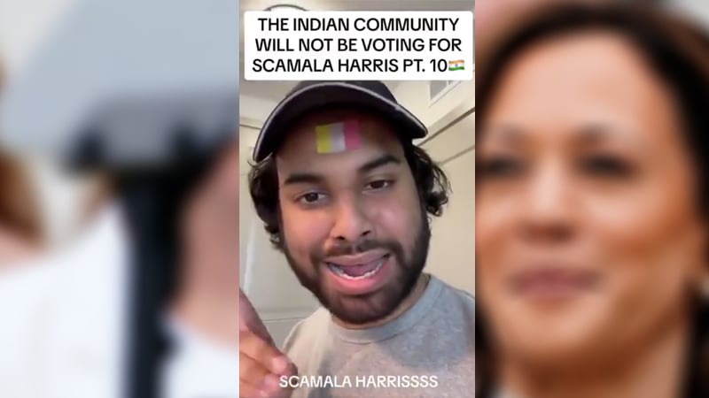 Watch: Indian Man Dubs Harris ‘Scamala’ – ‘Biggest Indian Scammer Of All Time’ for Stealing Democrat Nomination with No Votes
