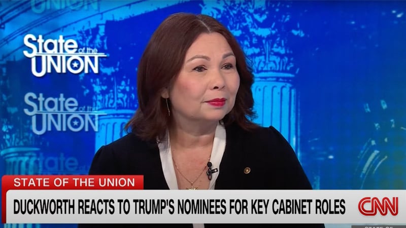 Dem Sen. Duckworth Claims Tulsi Gabbard ‘Compromised’ — ‘Will Not Have America’s Best Interests at Heart’