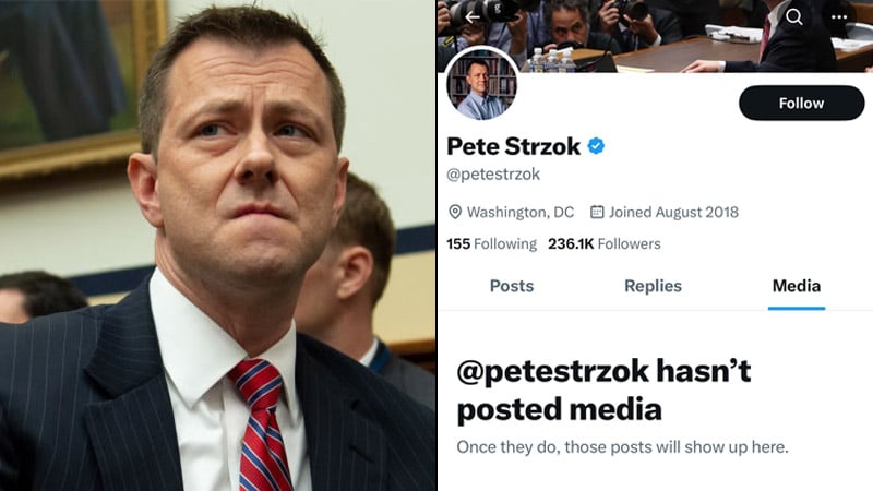 ‘Trying to Hide Something’: Disgraced Ex-FBI Agent Strzok DELETES ALL POSTS From X Account