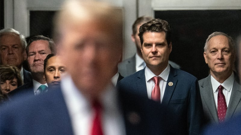 DC Swamp in TOTAL PANIC After Trump Announces Matt Gaetz as AG