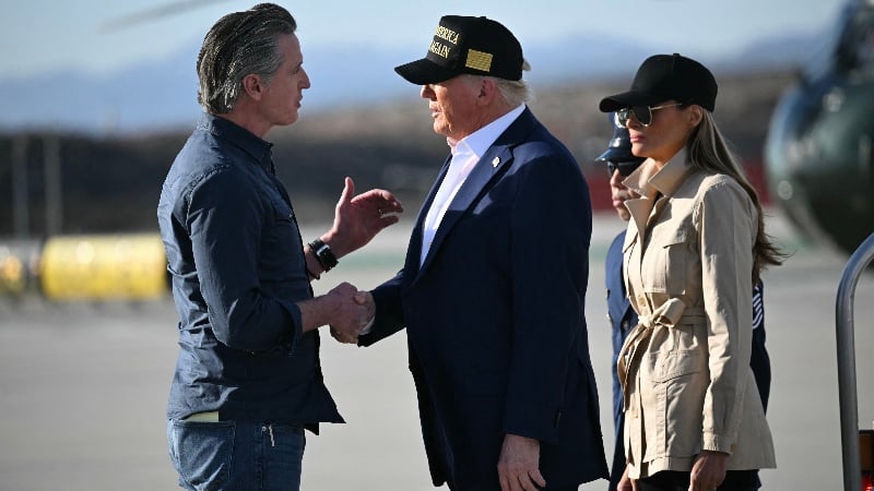Trump ‘Turned The Water On’ in California to Fight Fires