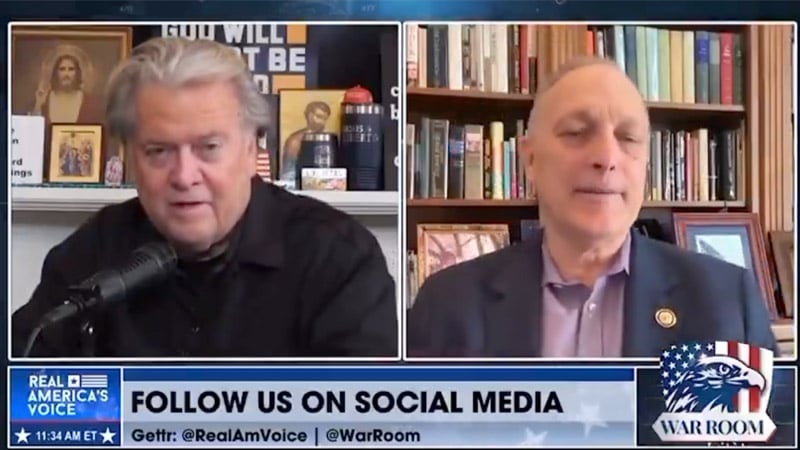 Bannon Warns Republicans They’ll Face ‘Firestorm’ From MAGA If They Pass Biden-Era Gov’t Funding Bill