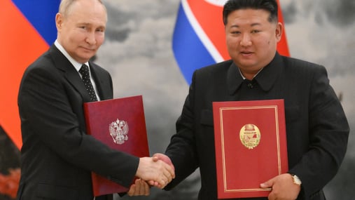 Image for Kim Jong-un Vows to Defend Russia Against West article