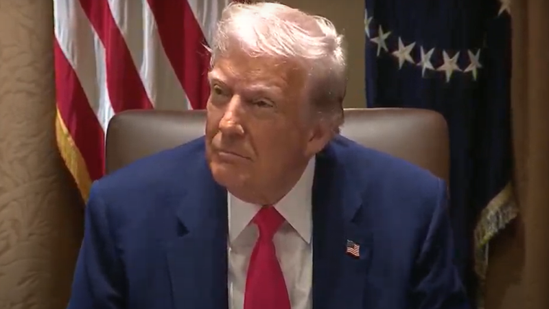 Live Now: Trump Cabinet Meeting Focusing On Tariff War, Stock Market Reaction & More!