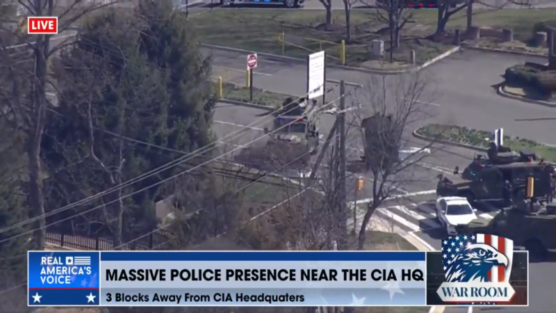 Happening Now! Police & SWAT Respond To Armed Gunman At CIA HQ