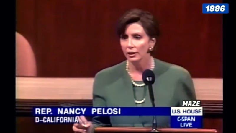 WATCH: Nancy Pelosi Demands Reciprocal Tariffs on China in 1996 House Speech