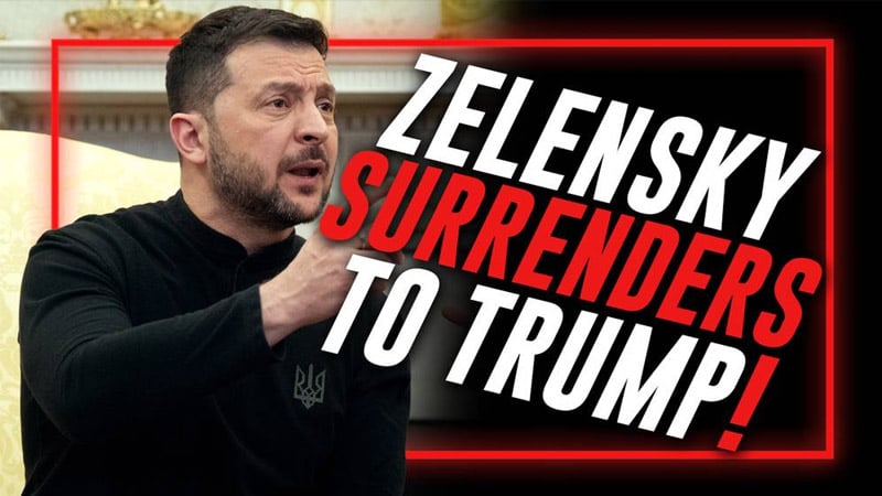 BREAKING: Zelensky Publicly Surrenders To Trump, Says He Will ‘Work Under Trump’s Strong Leadership!’