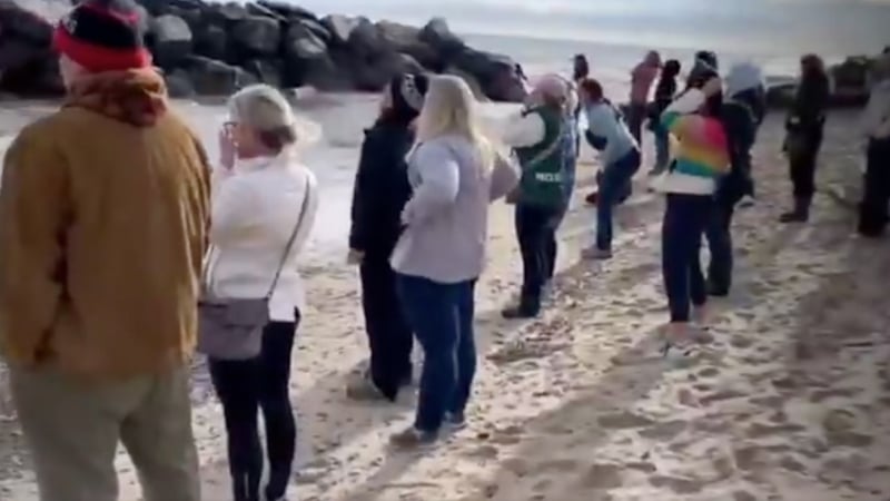 Deranged White Liberal Women Hold ‘Primal Scream’ Event at Lake Michigan Following Trump Win