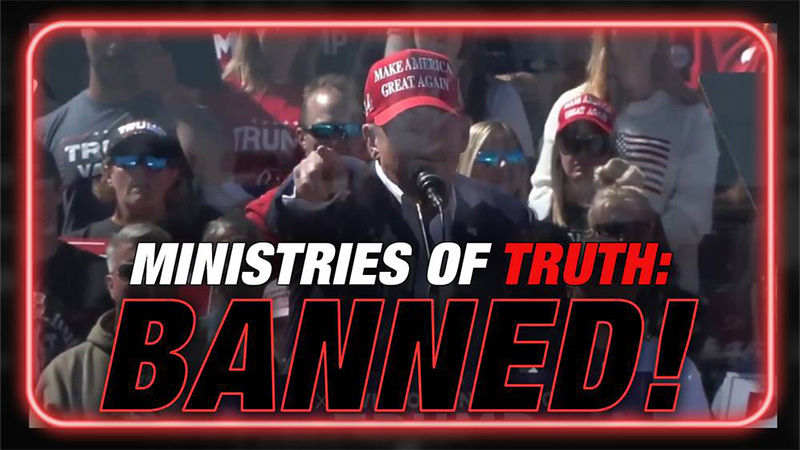 VIDEO: Trump Declares War on Deep State Censors, Pledges to Sign Executive Order Outlawing the Ministry of Truth