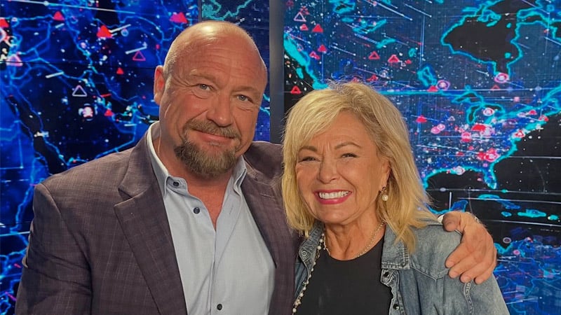Sunday Night LIVE — BOMBSHELL: Roseanne Barr & Alex Jones Drop Truth Bombs on Satanic Elite, Epstein Cover-Up, and Global Control Grid