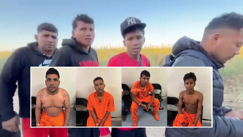 Four Tren de Aragua Gangbangers Caught Illegally Crossing Border on New Year’s Eve