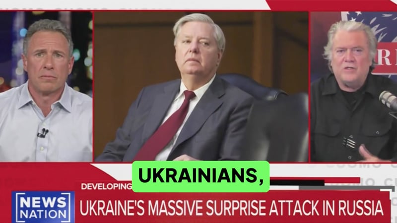 Watch: Bannon Demands Sen. Lindsay Graham Be Jailed for Stirring Up Ukraine War