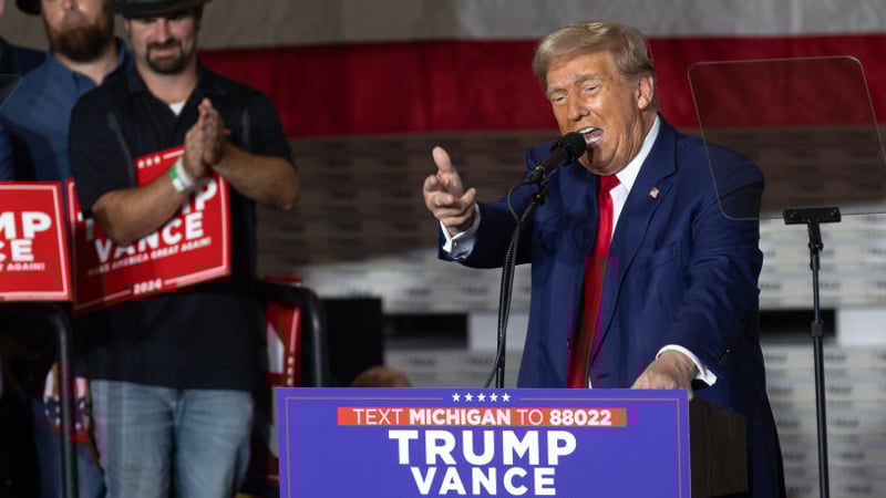 LIVE: Trump Pushes Back Against Jack Smith’s Bogus Jan. 6 Charges at MAGA Rally in Saginaw, MI 