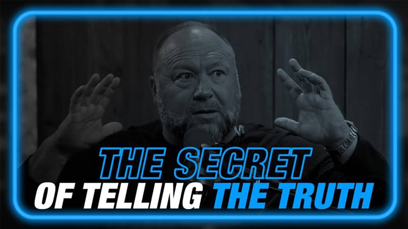 WATCH: Alex Jones Tells Tucker Carlson The Secret Of Lying And Telling The Truth