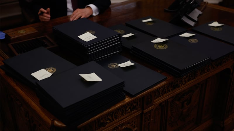 Revealed: Full List Of Presidential Actions Trump Signed Day One