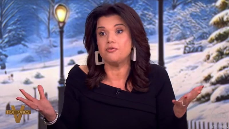 The View’s Ana Navarro PANICS: You ‘Can’t Be Relaxing and Enjoying Christmas’ Because Trump Will Soon Be in Power