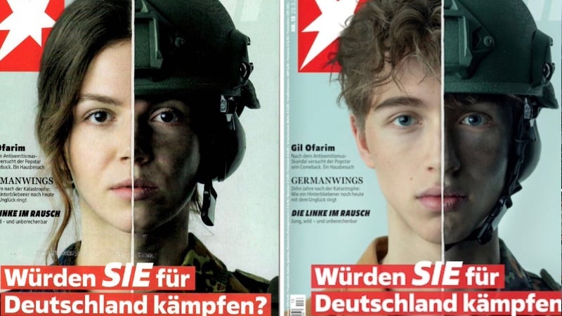 Germany’s Stern Magazine Calls For Conscription of Young People to Take up Arms ‘To Defend Diversity’ in Pro-War Propaganda Piece